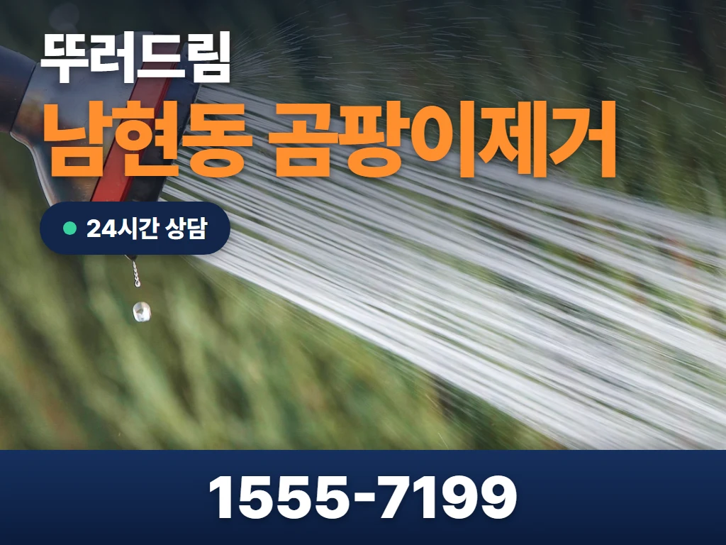 남현동 곰팡이제거 현장