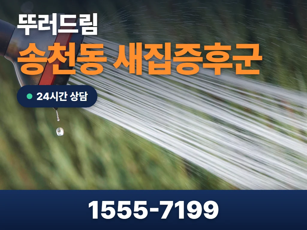 송천동 새집증후군 현장