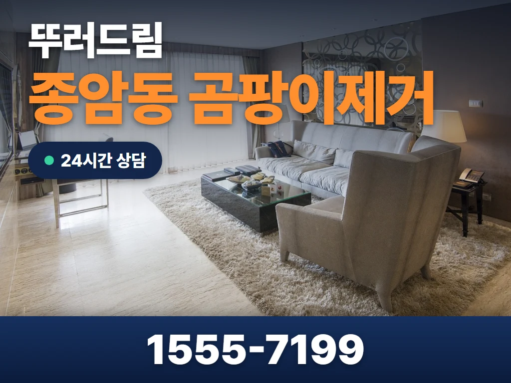 종암동 곰팡이제거 현장